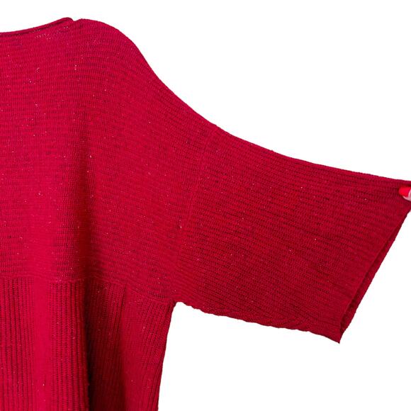 J. Jill Pure Jill Red Wool Linen Blend Sweater Sz SP - Picture 5 of 6